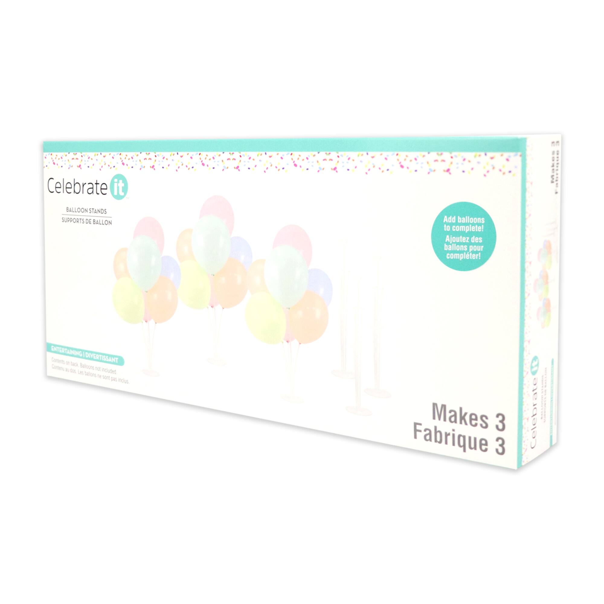 6 Packs: 3 ct. (18 total) 28" Balloon Stands by Celebrate It™